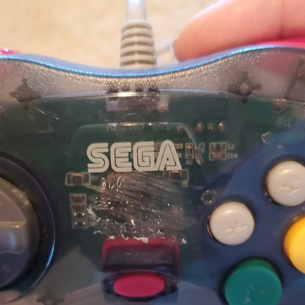 Sega Clear Game Controller
